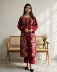 Red Lotus - Karandi 2 Piece Suit