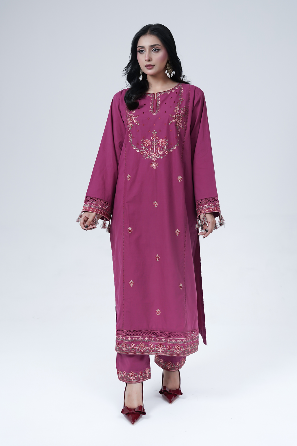 Amaarbail | 3-Piece Embroidered Lawn Outfit