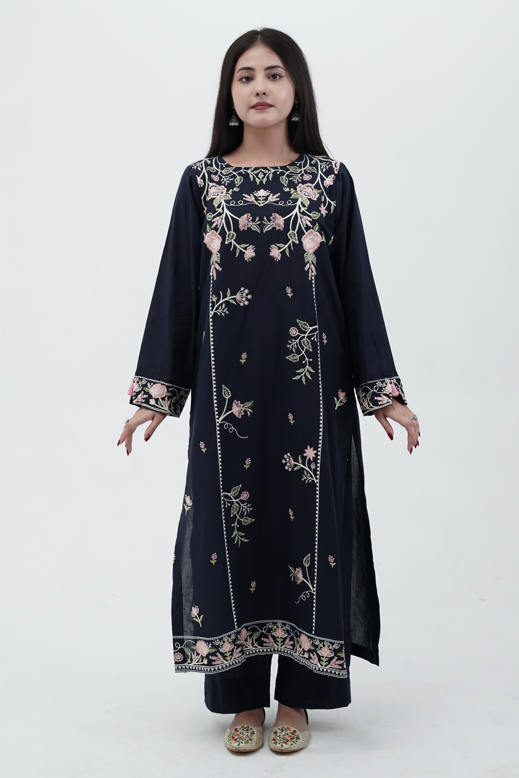 Halim | 3-Piece Stitched Embroidered Dress