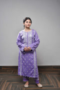 Purple Rain - Karandi 2 Piece Suit
