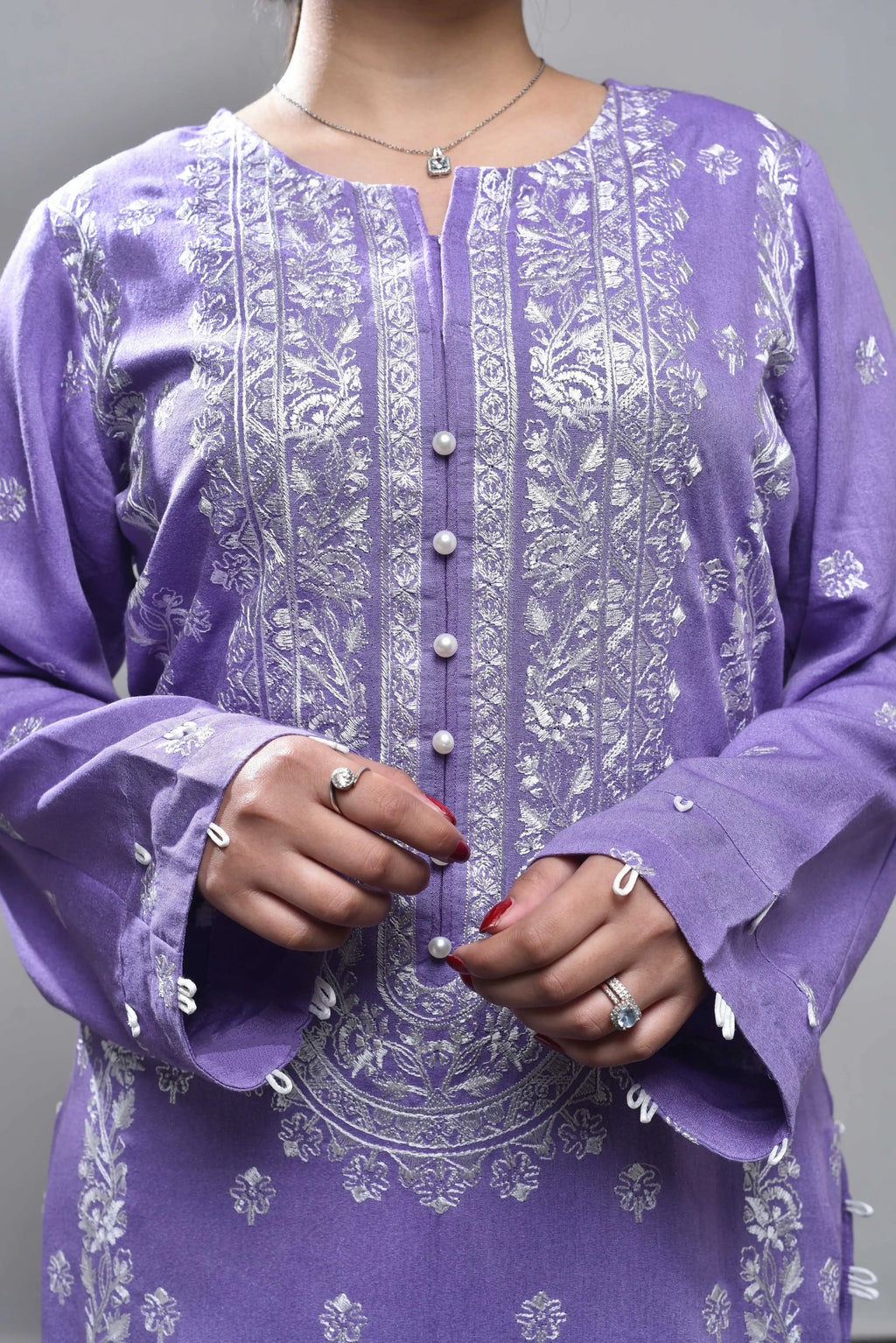 Purple Rain - Karandi 2 Piece Suit