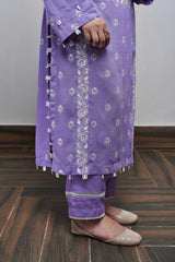 Purple Rain - Karandi 2 Piece Suit