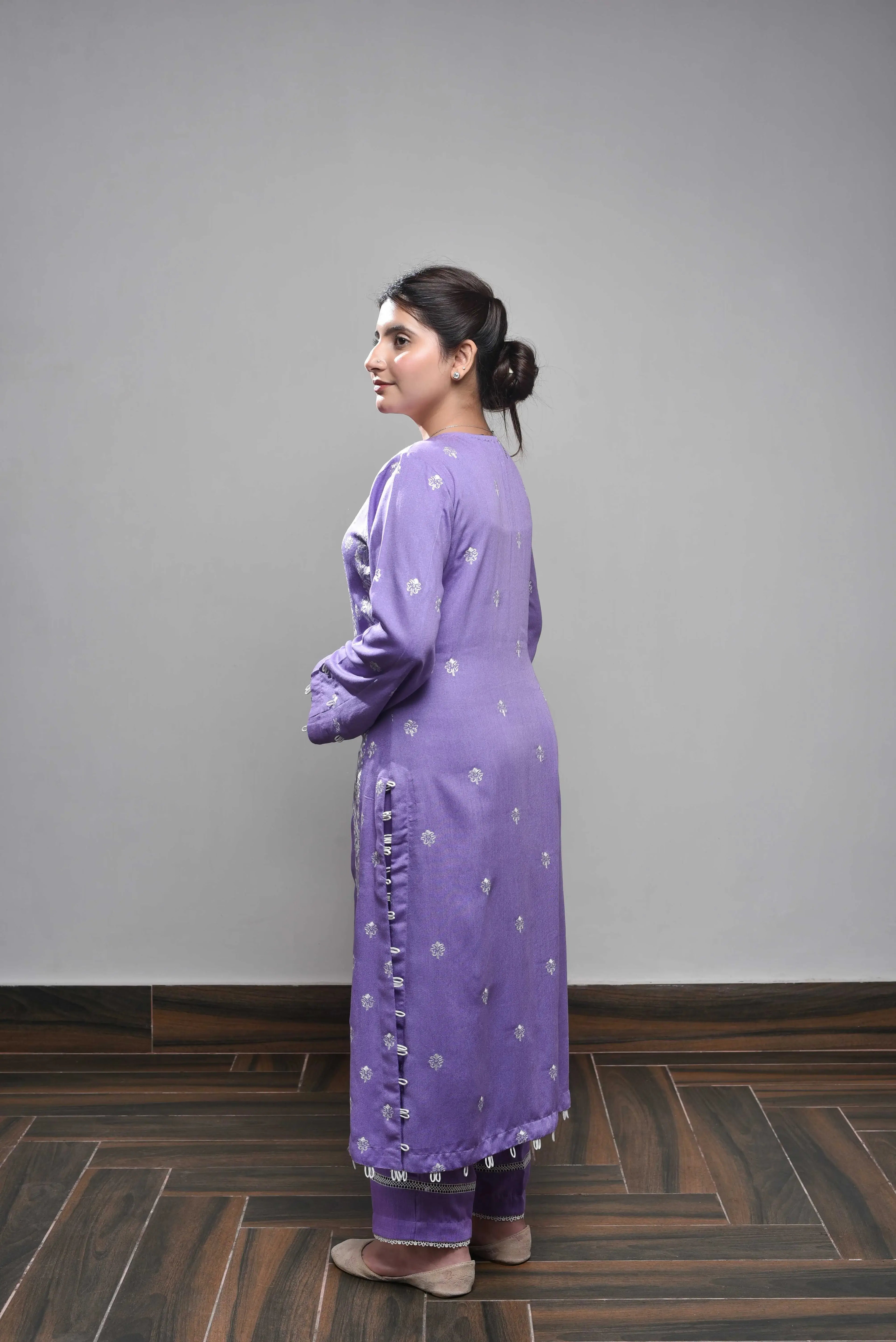 Purple Rain - Karandi 2 Piece Suit
